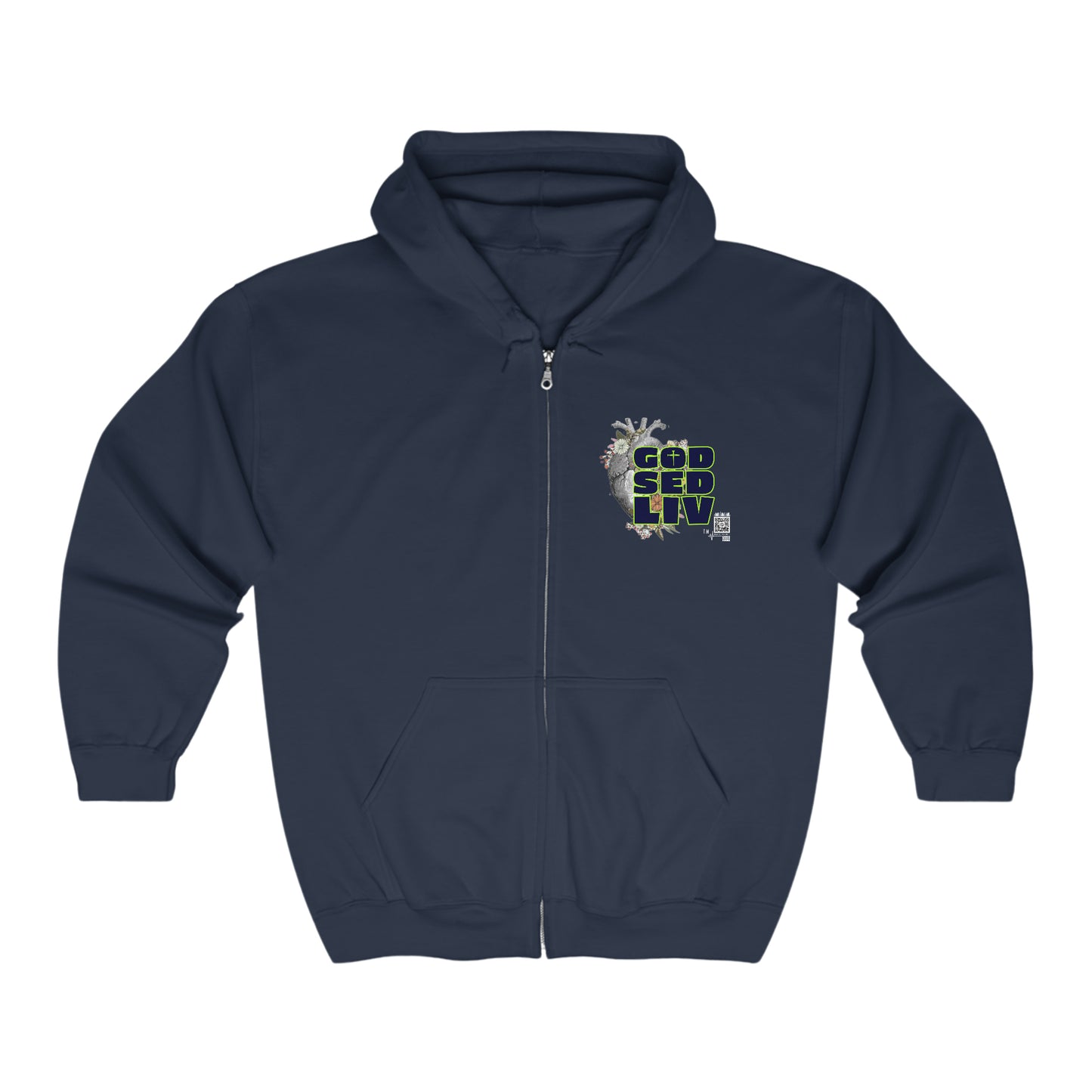God Sed Liv Full Zip Hooded Sweatshirt