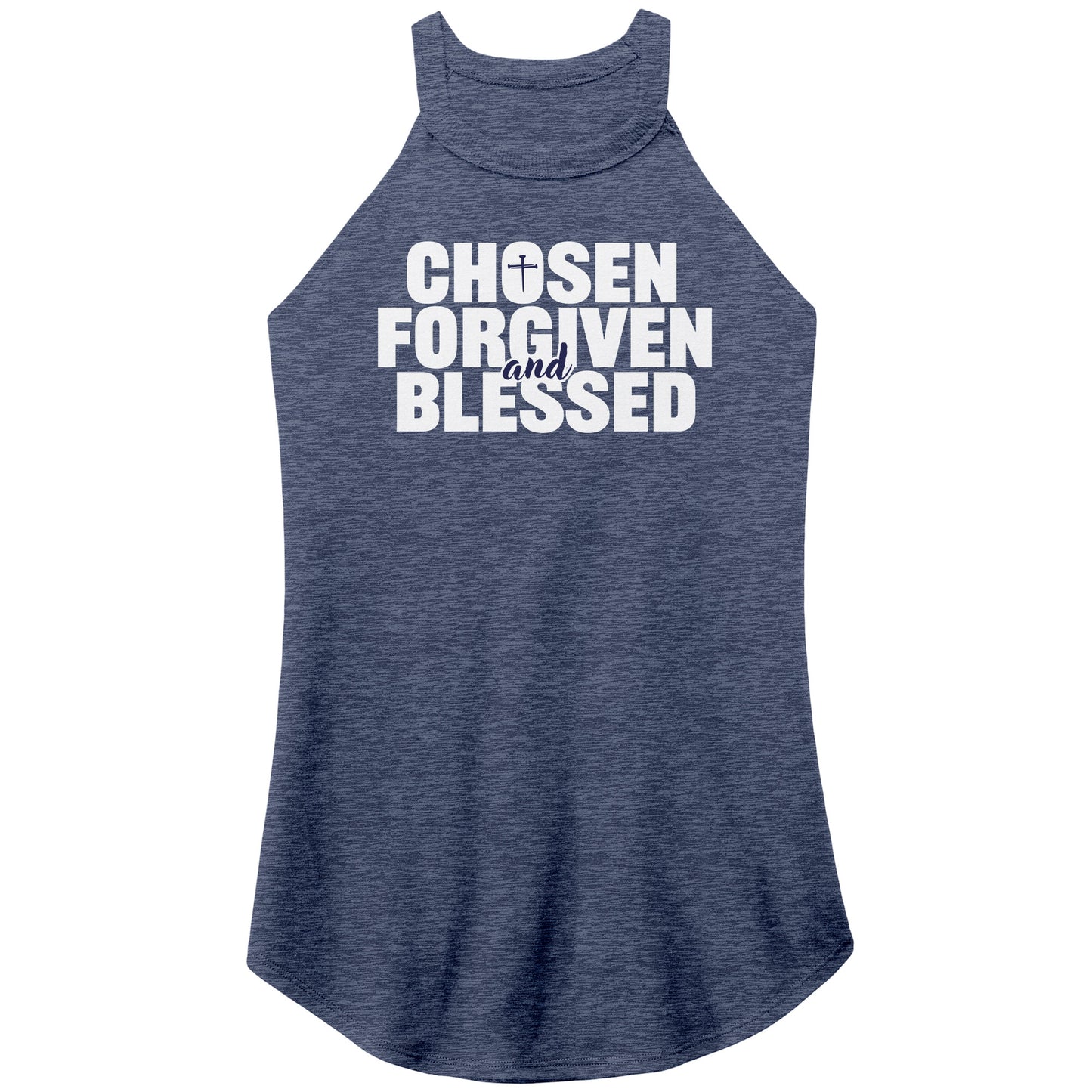 Chosen, Forgiven & Blessed Women's Rocker Tank
