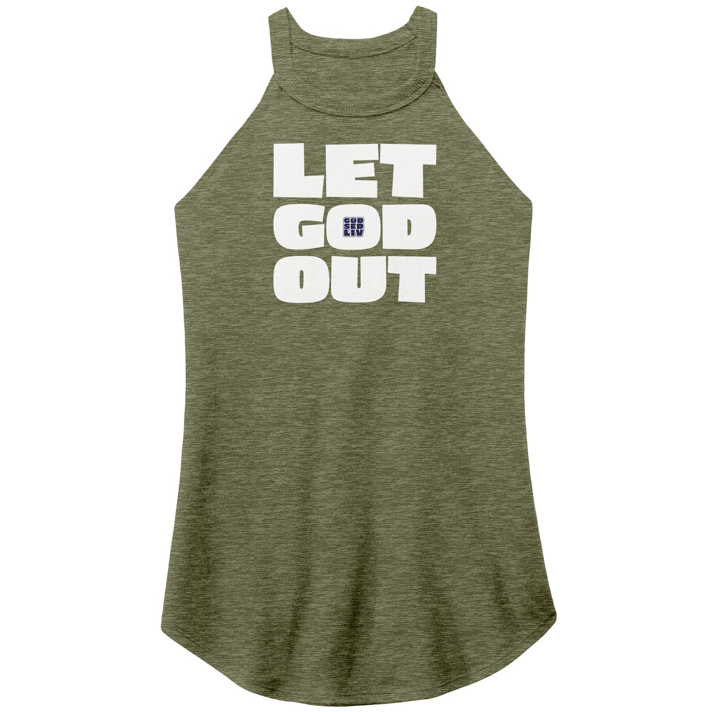 Let God Out Women's Rocker Tank