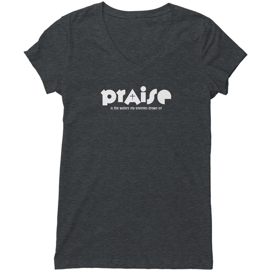 Praise Women's V-Neck Tee
