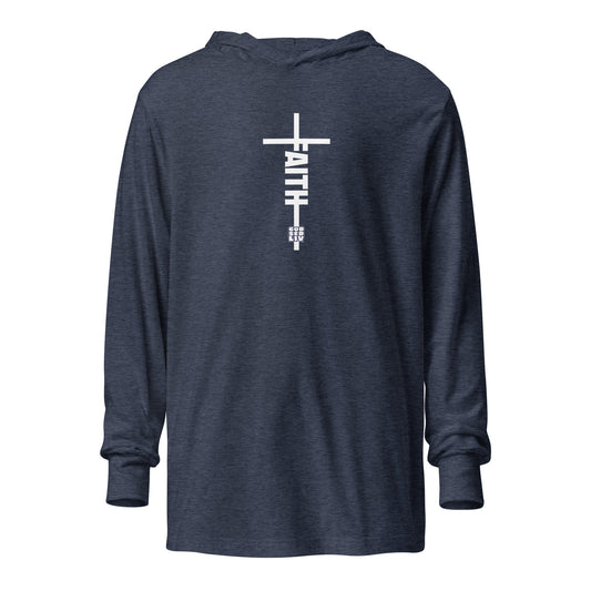 Faith Hooded Long-Sleeve Tee