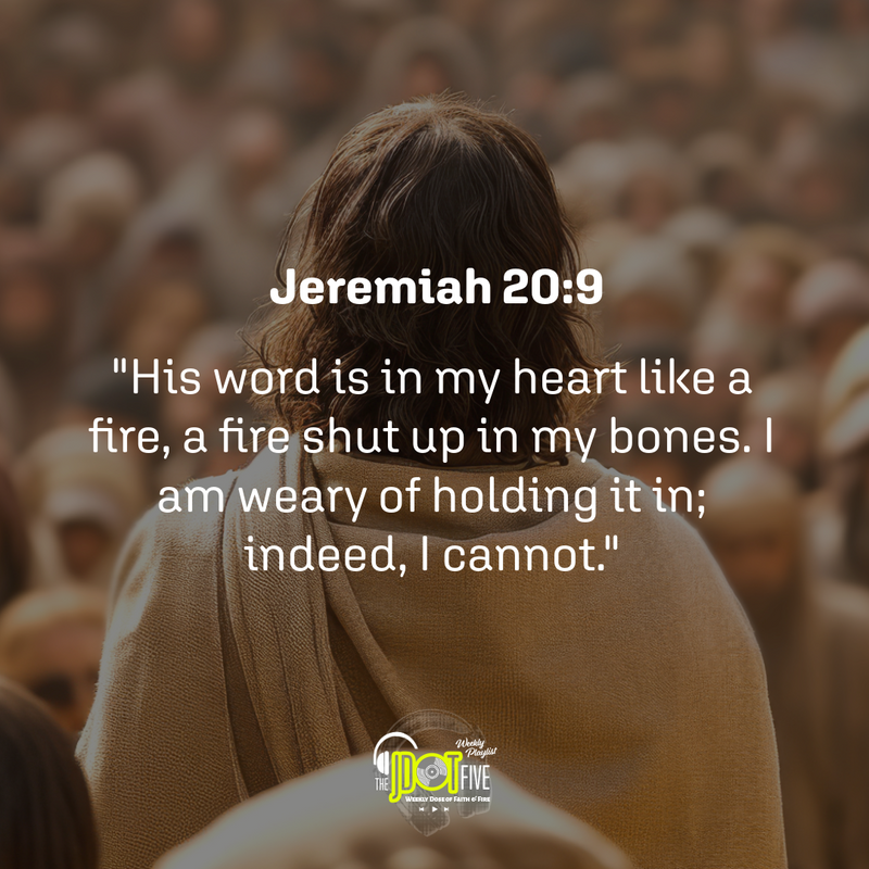 This Week's Memory Verse - Jeremiah 20:9