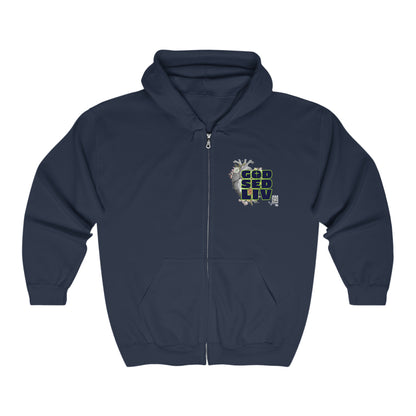 God Sed Liv Full Zip Hooded Sweatshirt