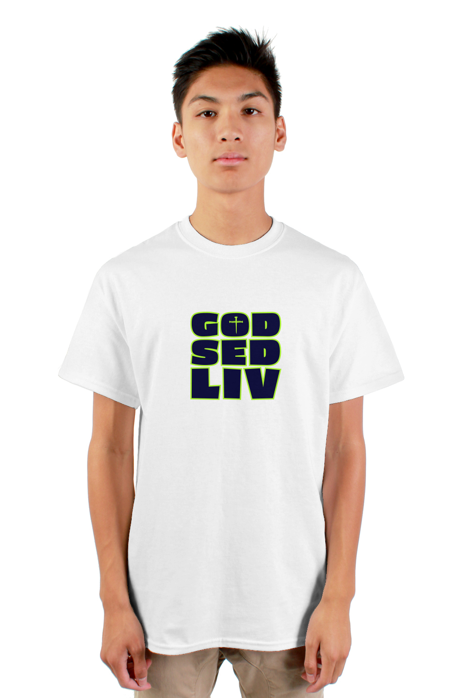God Sed Liv Men's T-shirt