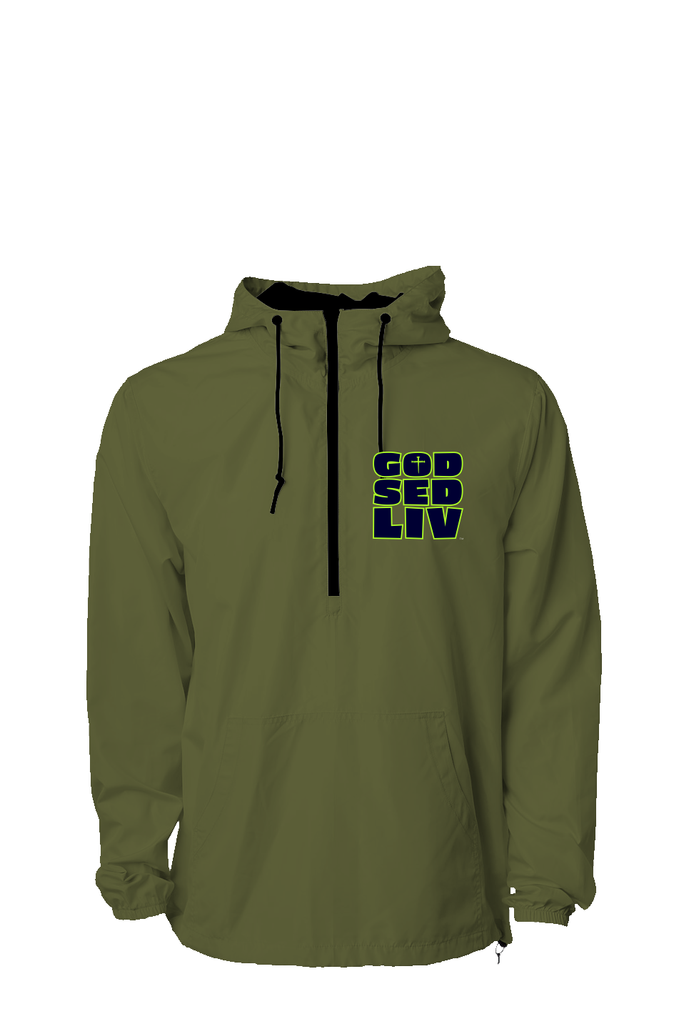 God Sed Liv Lightweight Pullover Windbreaker