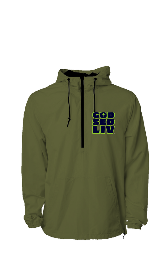 God Sed Liv Lightweight Pullover Windbreaker