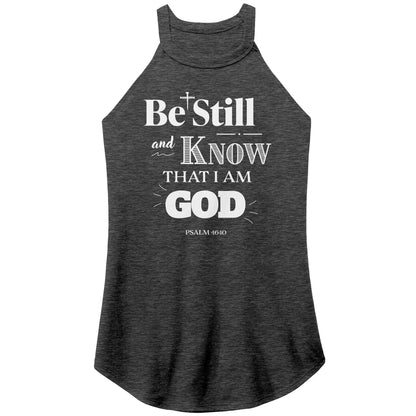 Be Still And Know Women's Rocker Tank