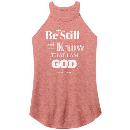 Be Still And Know Women's Rocker Tank