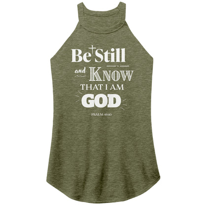 Be Still And Know Women's Rocker Tank