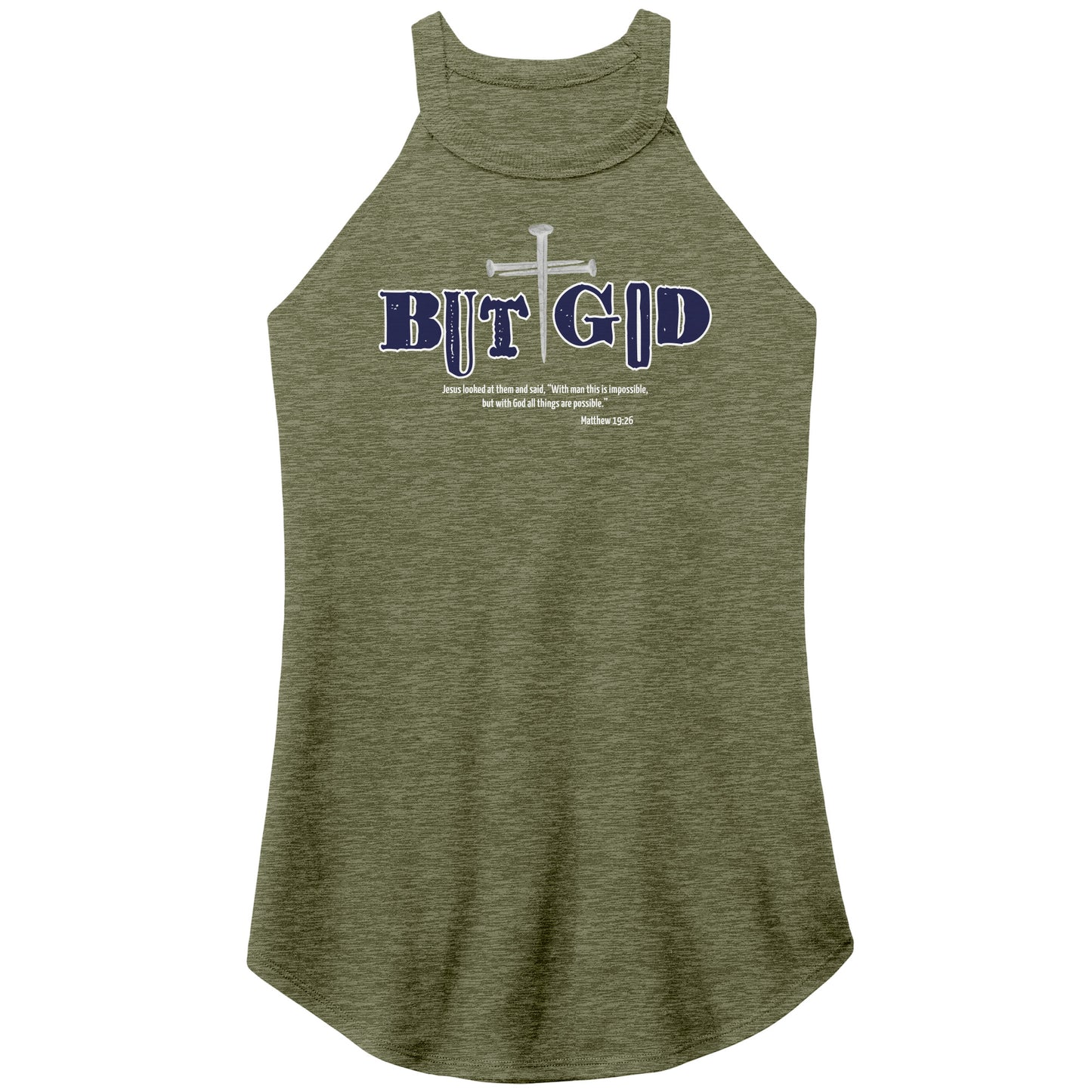 But God Women's Rocker Tank