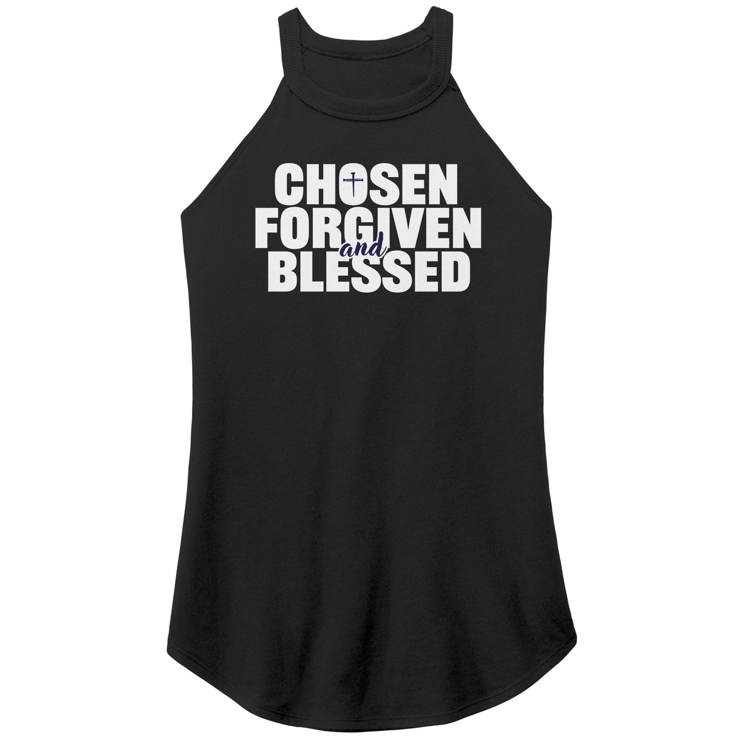 Chosen, Forgiven & Blessed Women's Rocker Tank