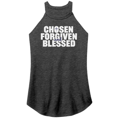 Chosen, Forgiven & Blessed Women's Rocker Tank