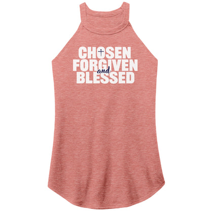 Chosen, Forgiven & Blessed Women's Rocker Tank