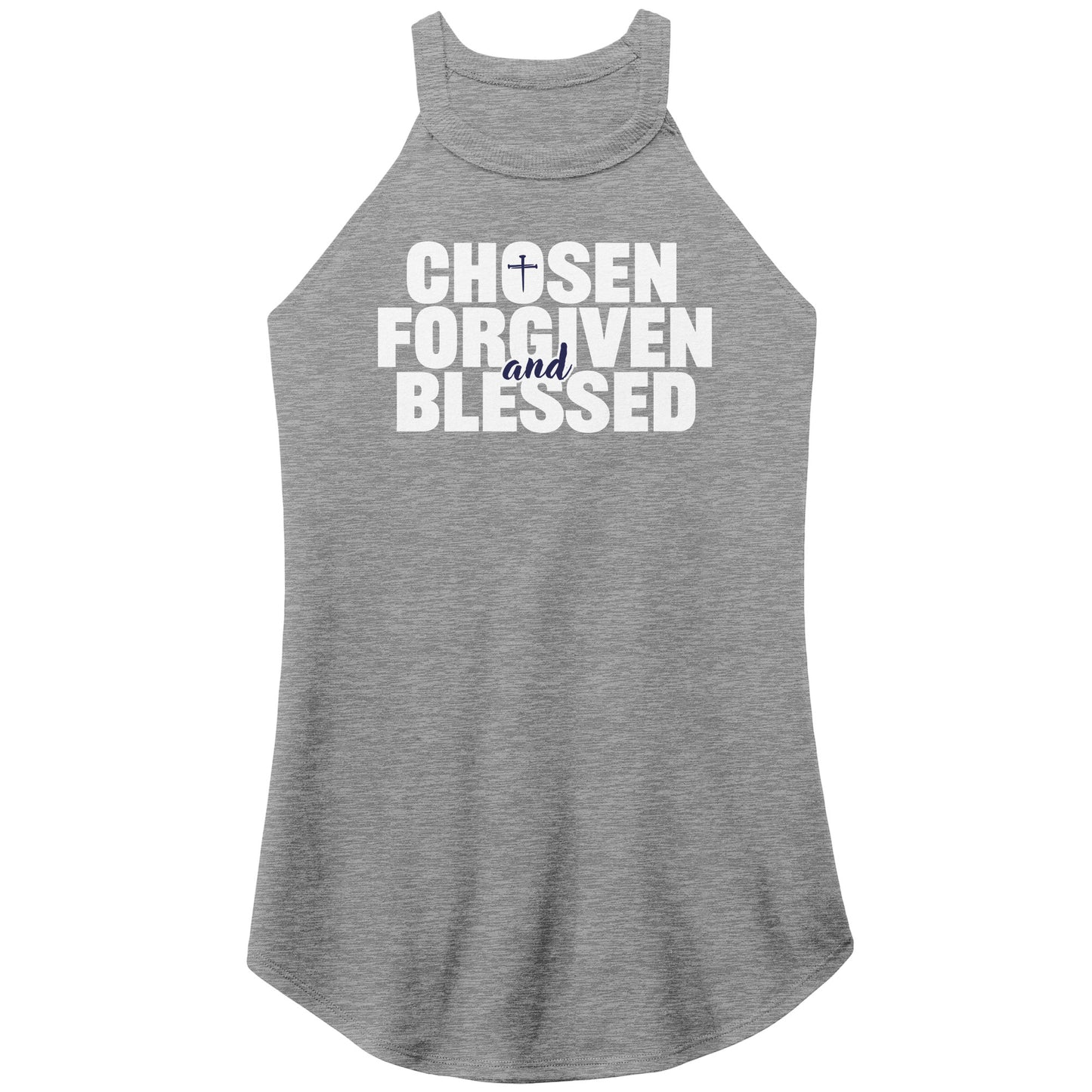 Chosen, Forgiven & Blessed Women's Rocker Tank