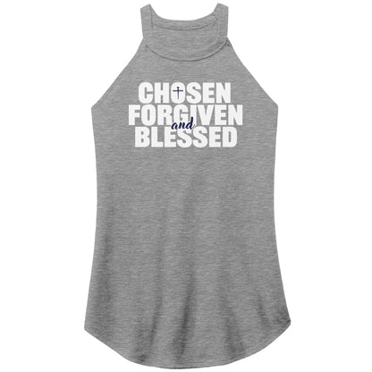 Chosen, Forgiven & Blessed Women's Rocker Tank