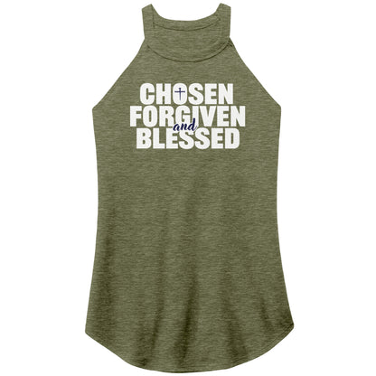 Chosen, Forgiven & Blessed Women's Rocker Tank