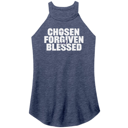 Chosen, Forgiven & Blessed Women's Rocker Tank