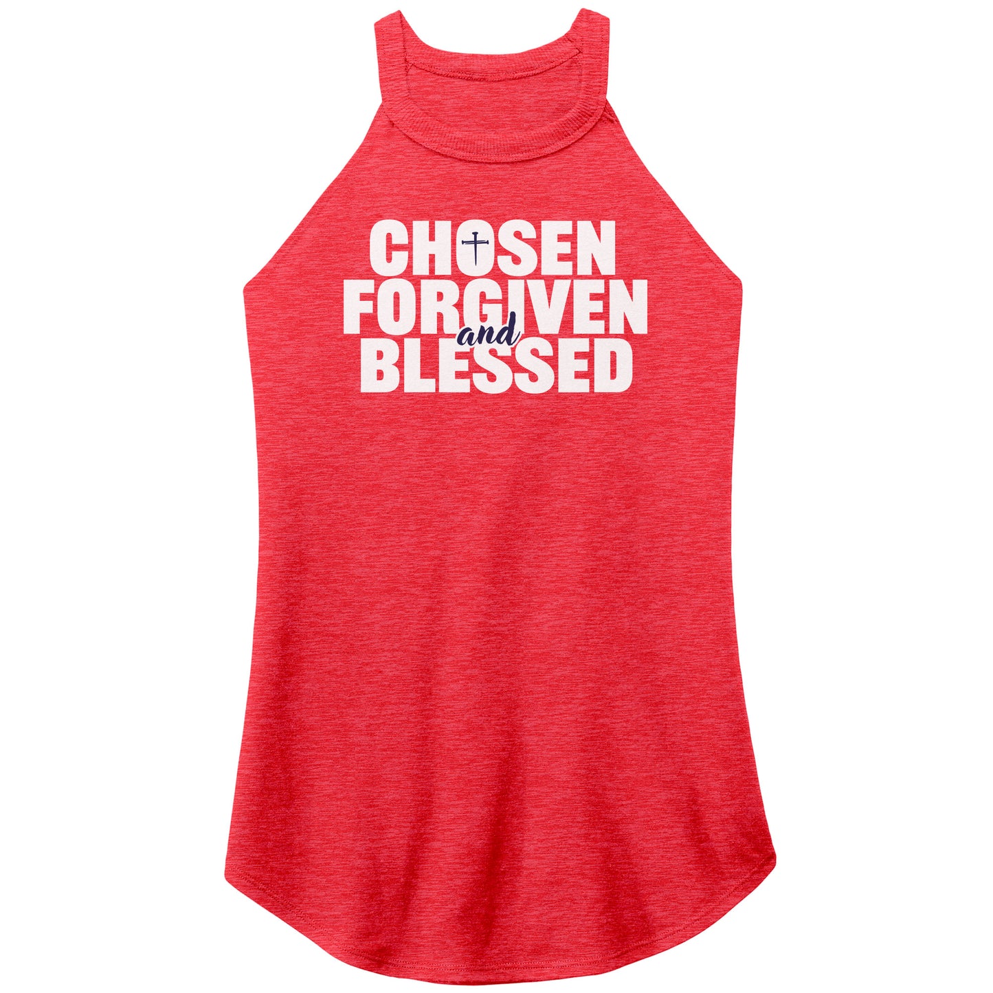 Chosen, Forgiven & Blessed Women's Rocker Tank
