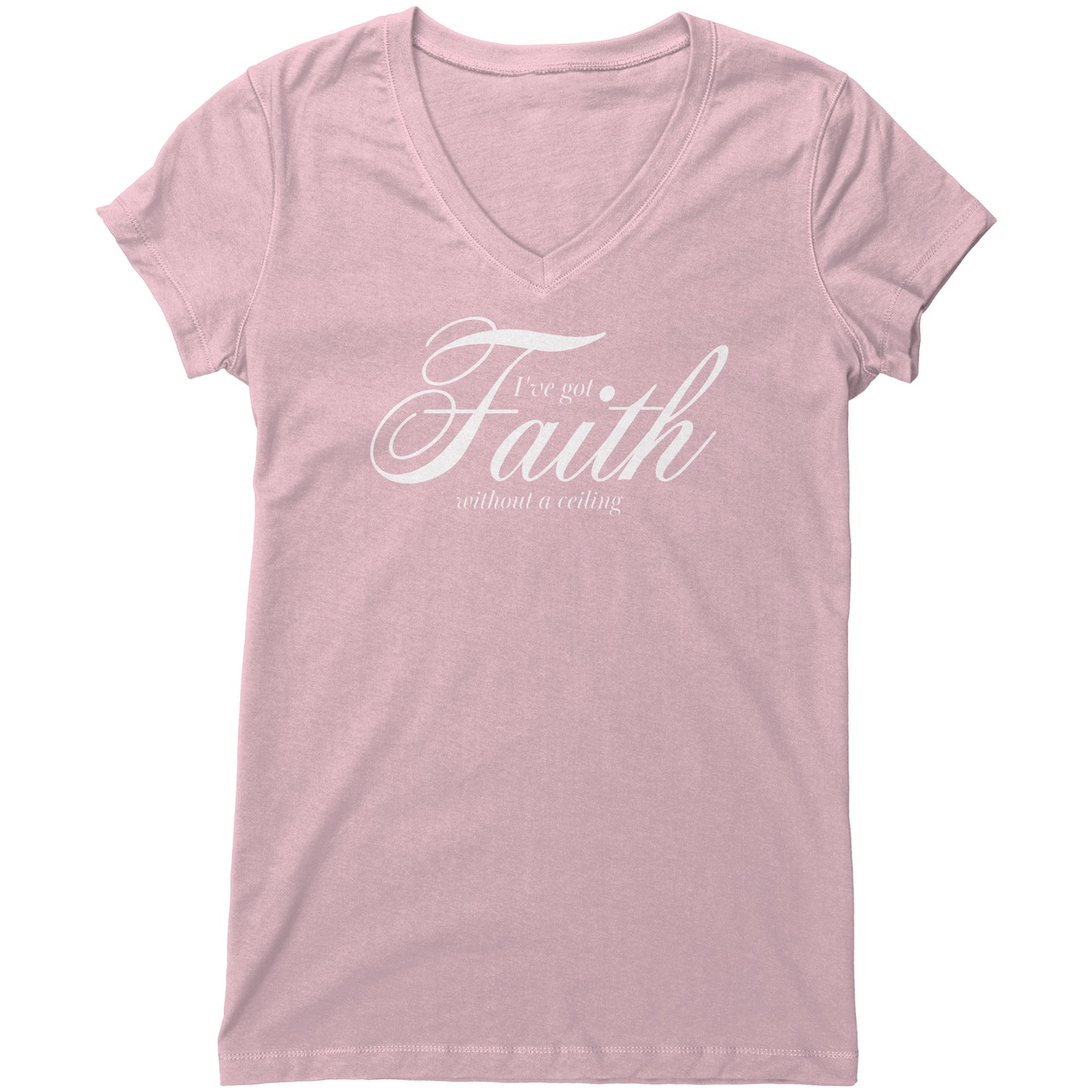 Faith Without A Ceiling Women's V-Neck Tee
