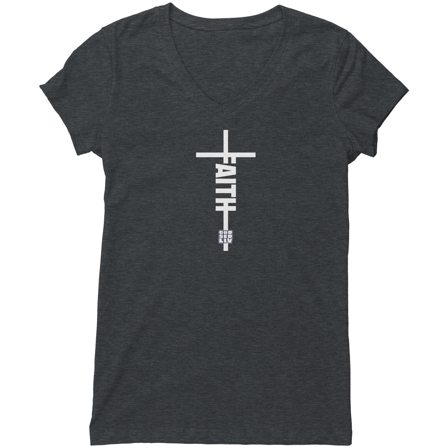 Faith Women's V-Neck Tee
