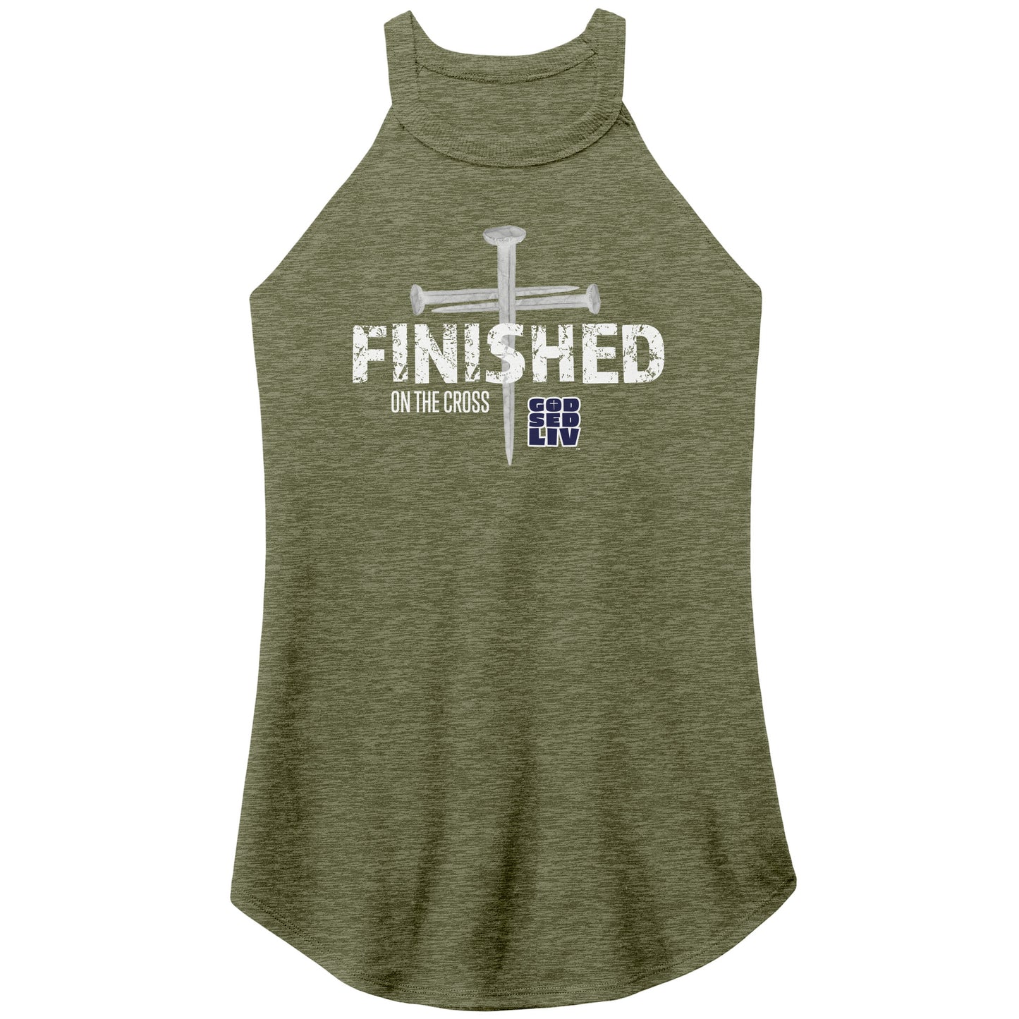 Finished on The Cross Women's Rocker Tank
