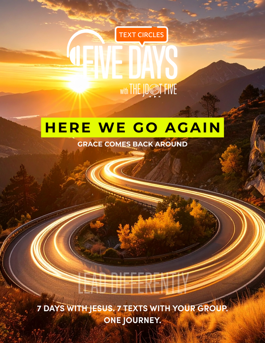 The JDOT Five Text Circle - HERE WE GO AGAIN