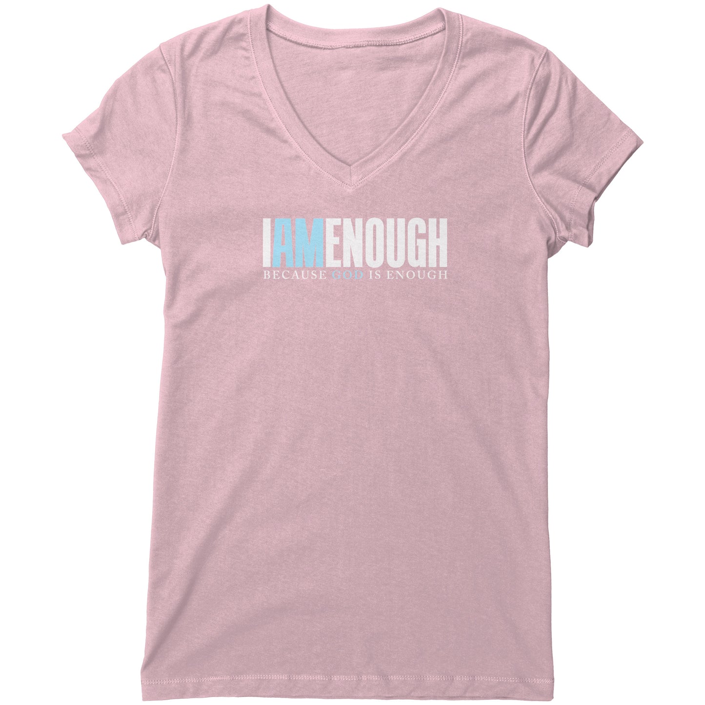 I Am Enough Women's V-Neck Tee