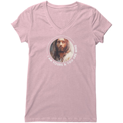 I Am Yours & You Are Mine Women's V-Neck Tee