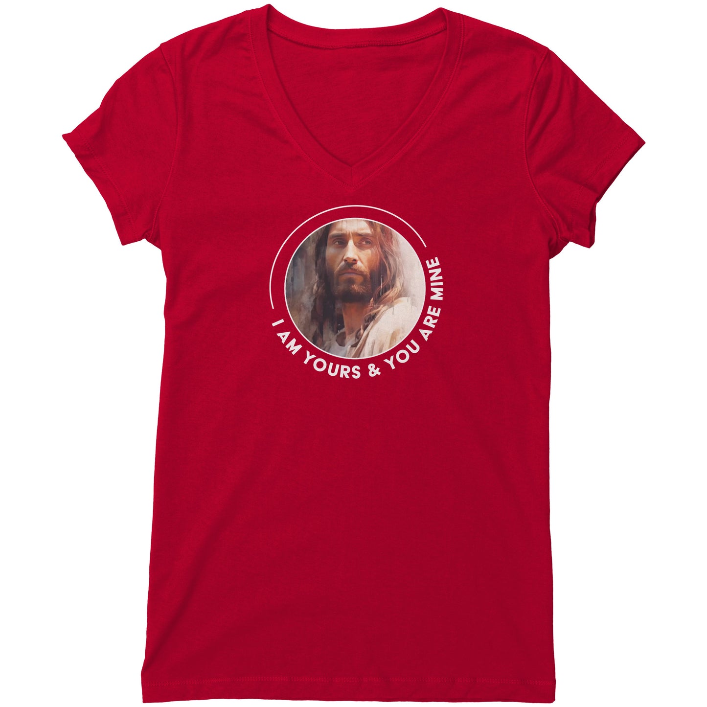 I Am Yours & You Are Mine Women's V-Neck Tee