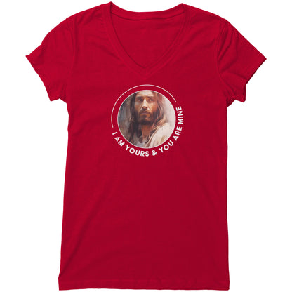 I Am Yours & You Are Mine Women's V-Neck Tee