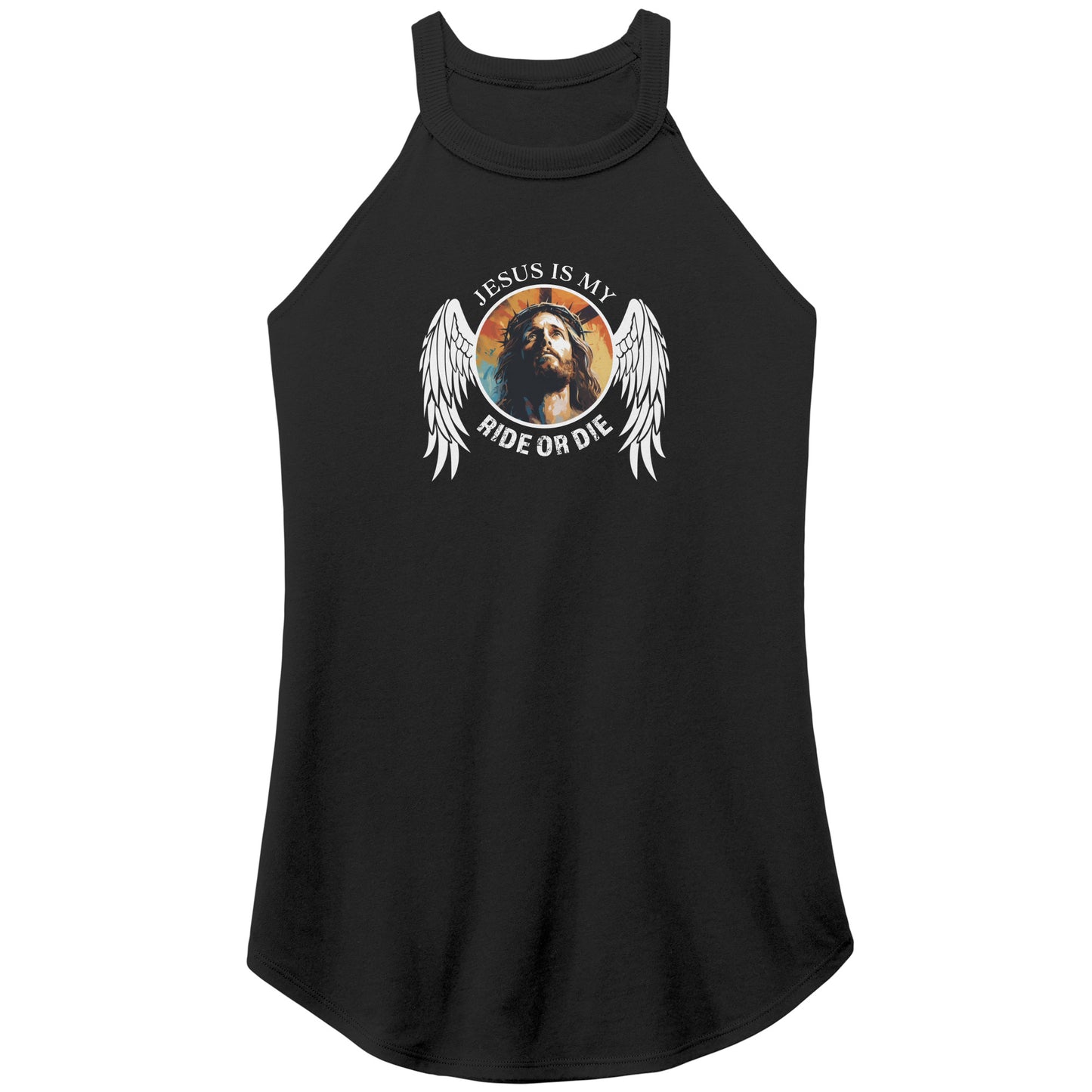 Jesus is My Ride or Die Women's Rocker Tank
