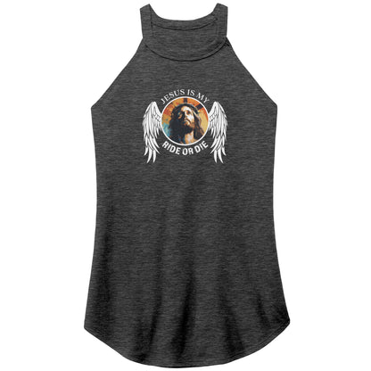 Jesus is My Ride or Die Women's Rocker Tank
