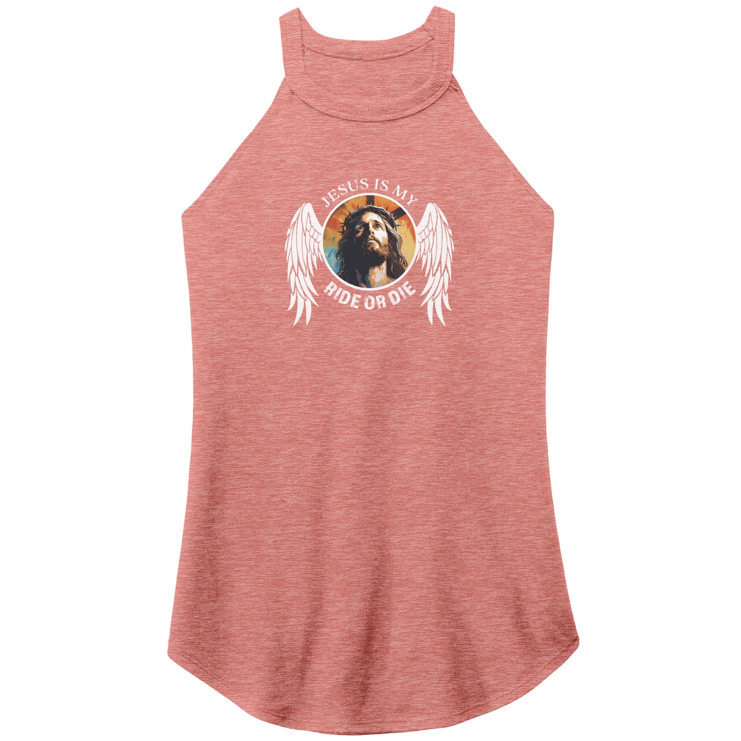 Jesus is My Ride or Die Women's Rocker Tank