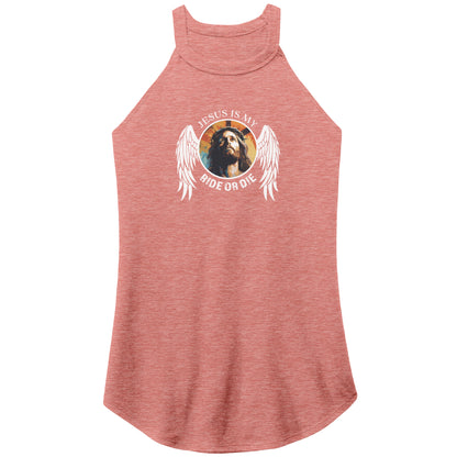 Jesus is My Ride or Die Women's Rocker Tank