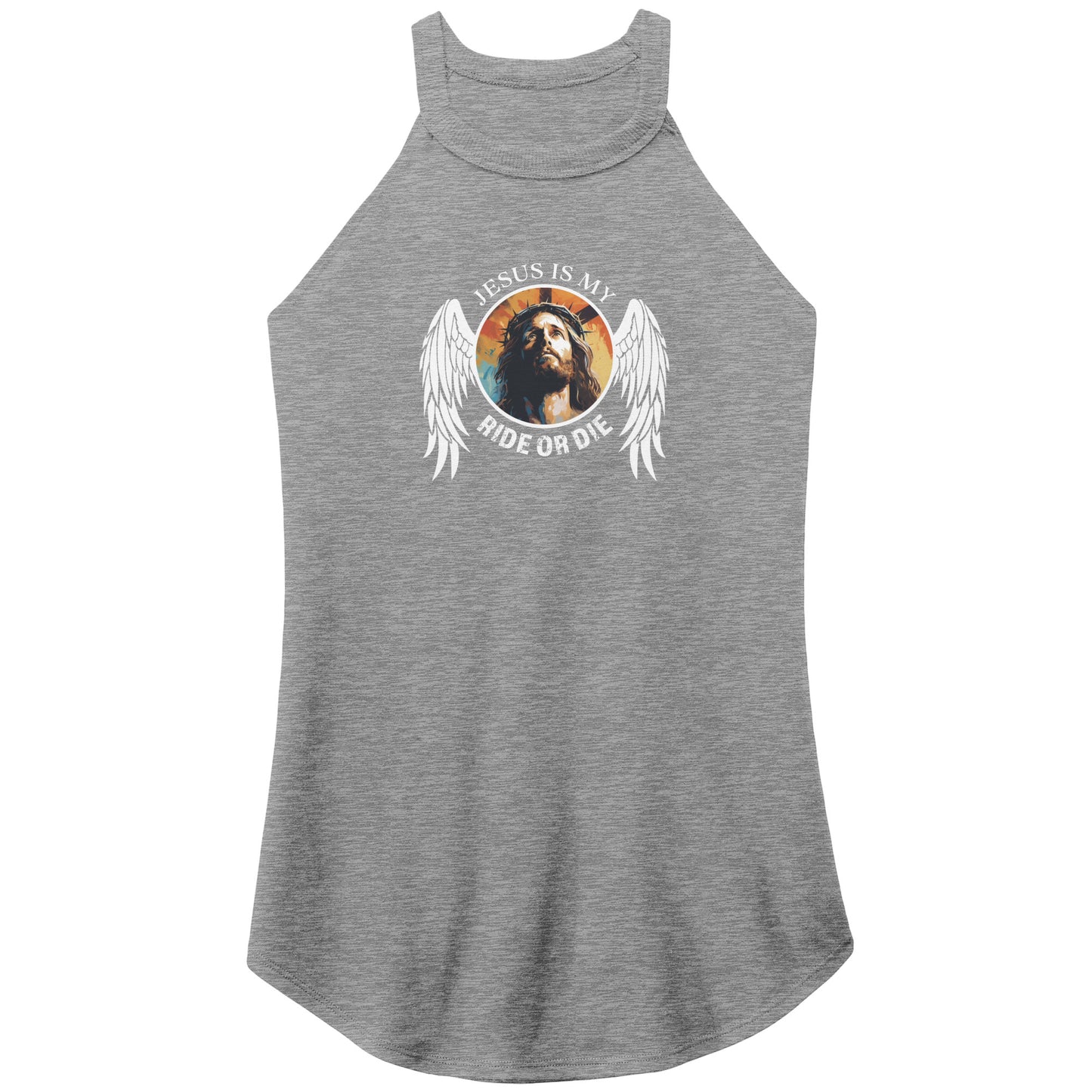Jesus is My Ride or Die Women's Rocker Tank