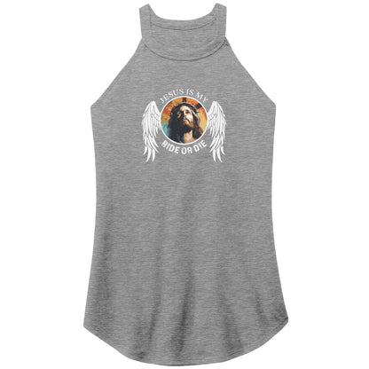 Jesus is My Ride or Die Women's Rocker Tank