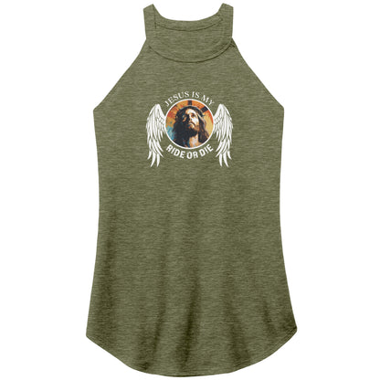 Jesus is My Ride or Die Women's Rocker Tank