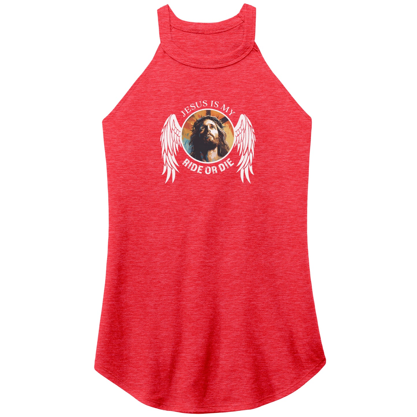 Jesus is My Ride or Die Women's Rocker Tank
