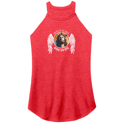 Jesus is My Ride or Die Women's Rocker Tank