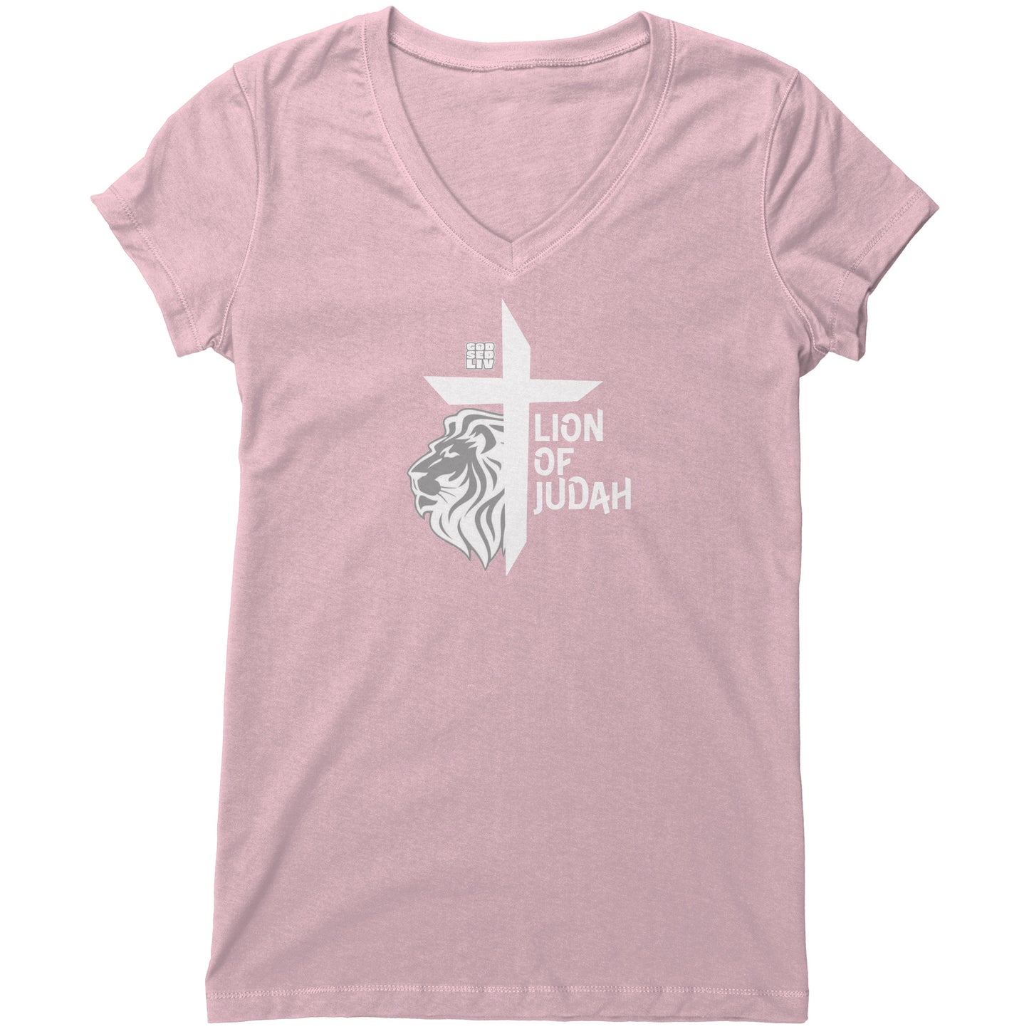 Lion of Judah Women's V-Neck Tee