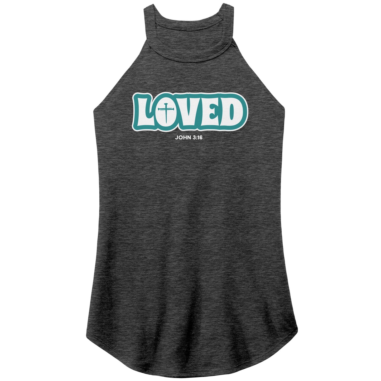 Loved (John 3:16) Women's Rocker Tank