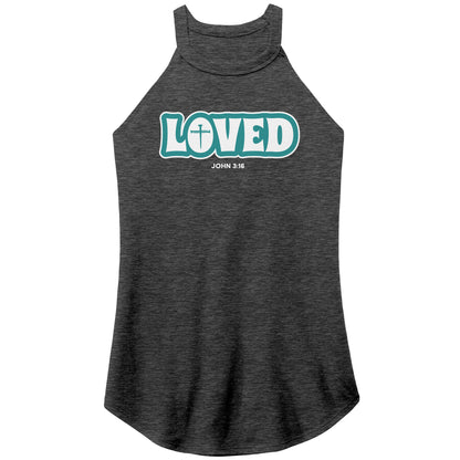 Loved (John 3:16) Women's Rocker Tank