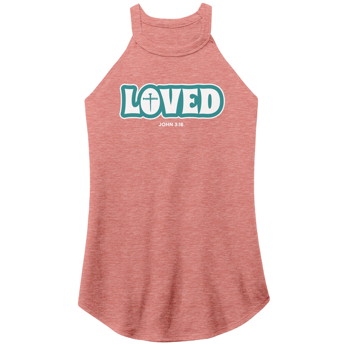 Loved (John 3:16) Women's Rocker Tank