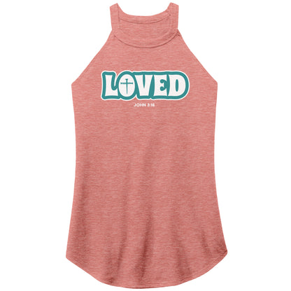 Loved (John 3:16) Women's Rocker Tank