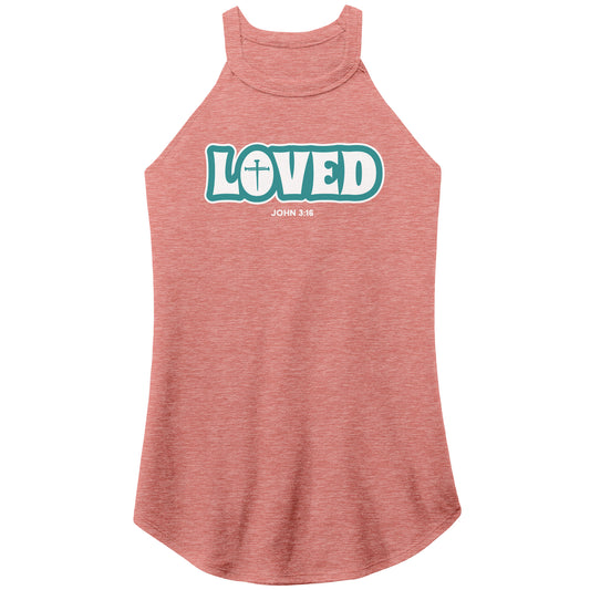 Loved (John 3:16) Women's Rocker Tank