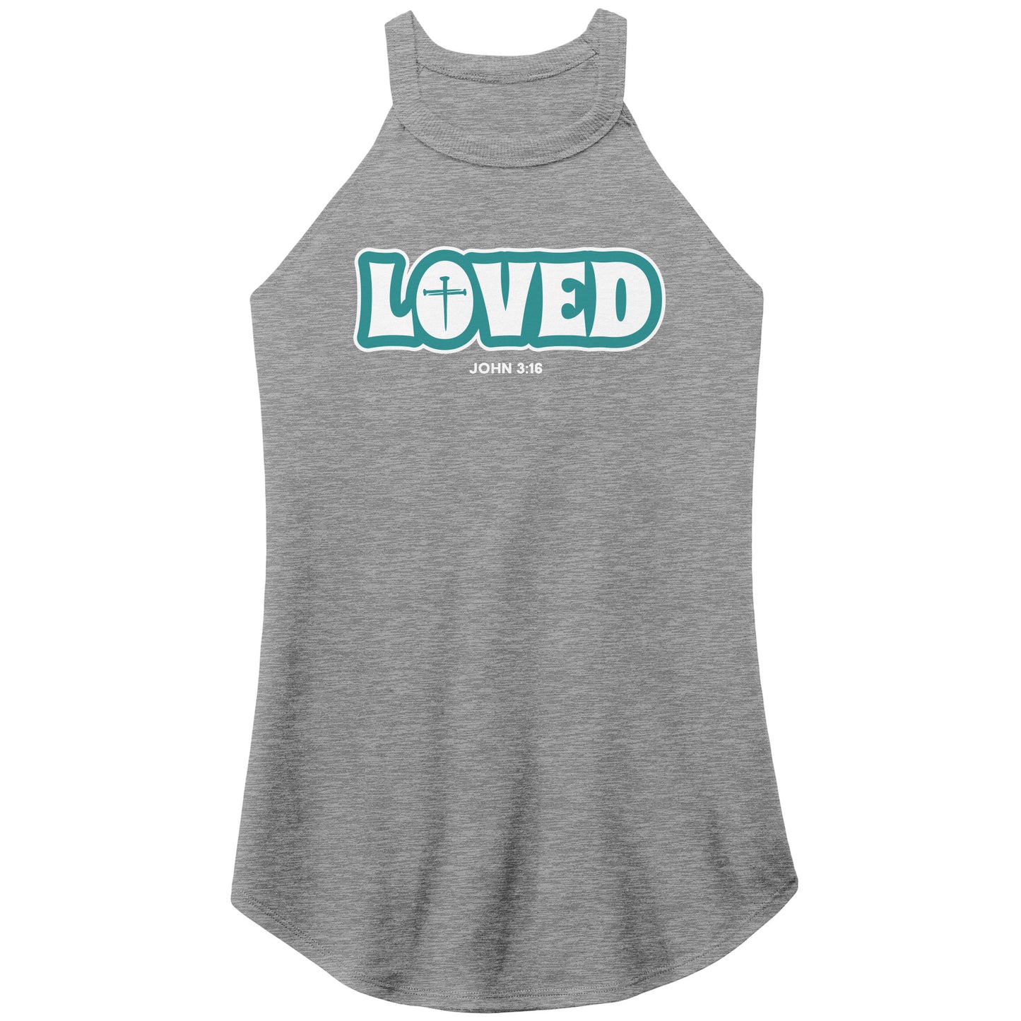 Loved (John 3:16) Women's Rocker Tank