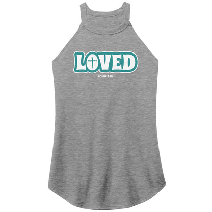 Loved (John 3:16) Women's Rocker Tank