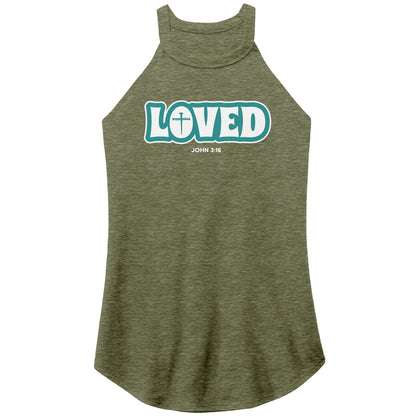 Loved (John 3:16) Women's Rocker Tank
