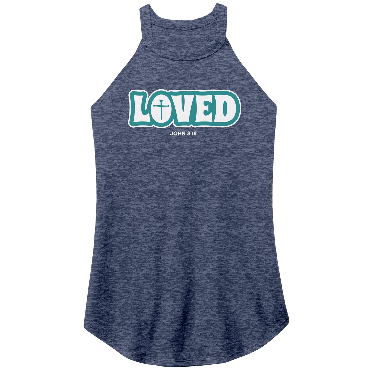 Loved (John 3:16) Women's Rocker Tank