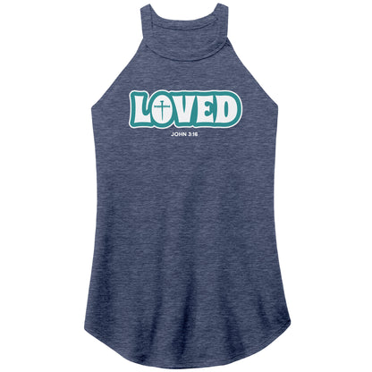 Loved (John 3:16) Women's Rocker Tank